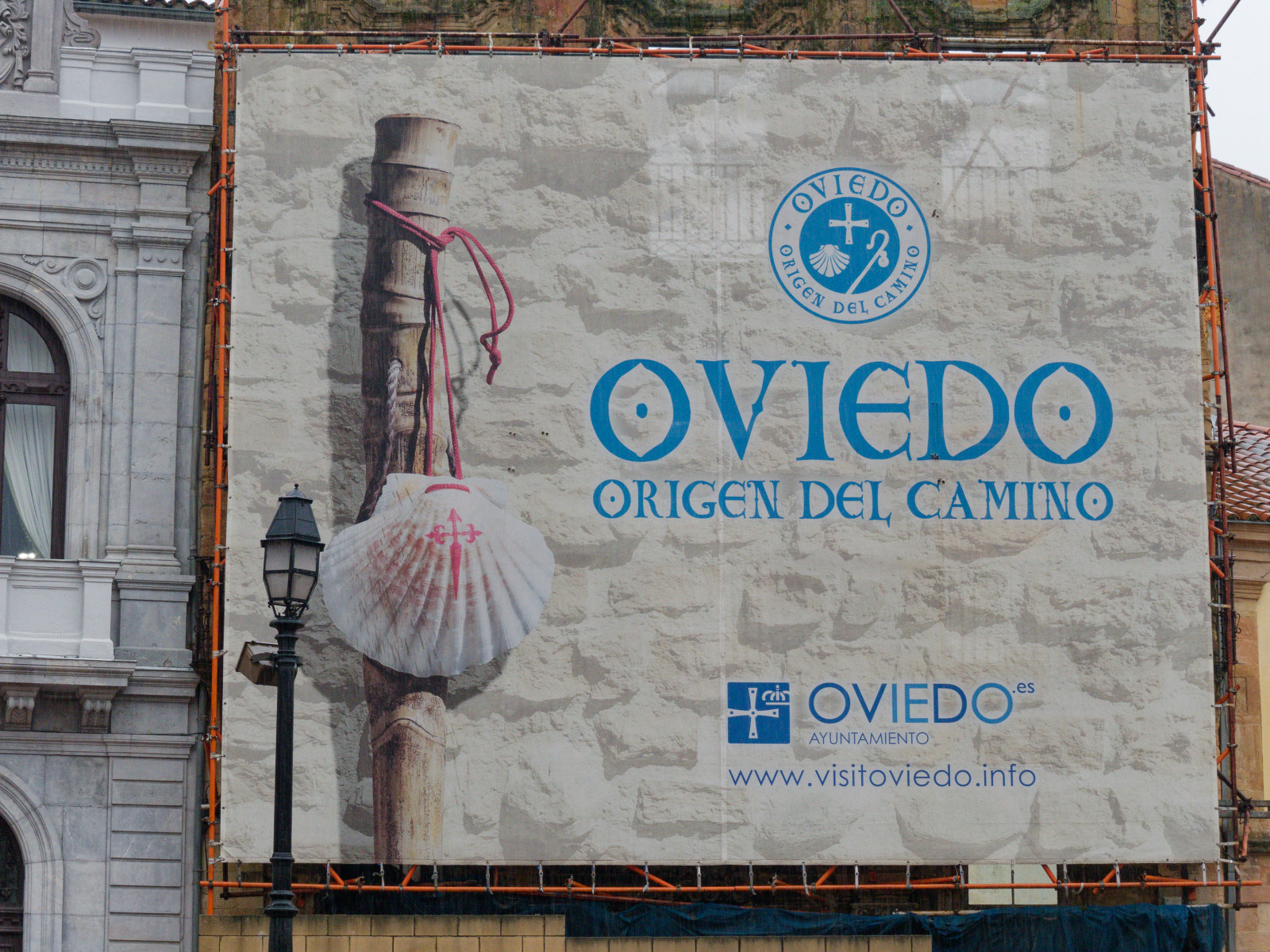 Oviedo camino sign