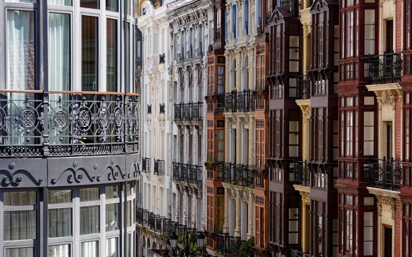 The view from the hotel window