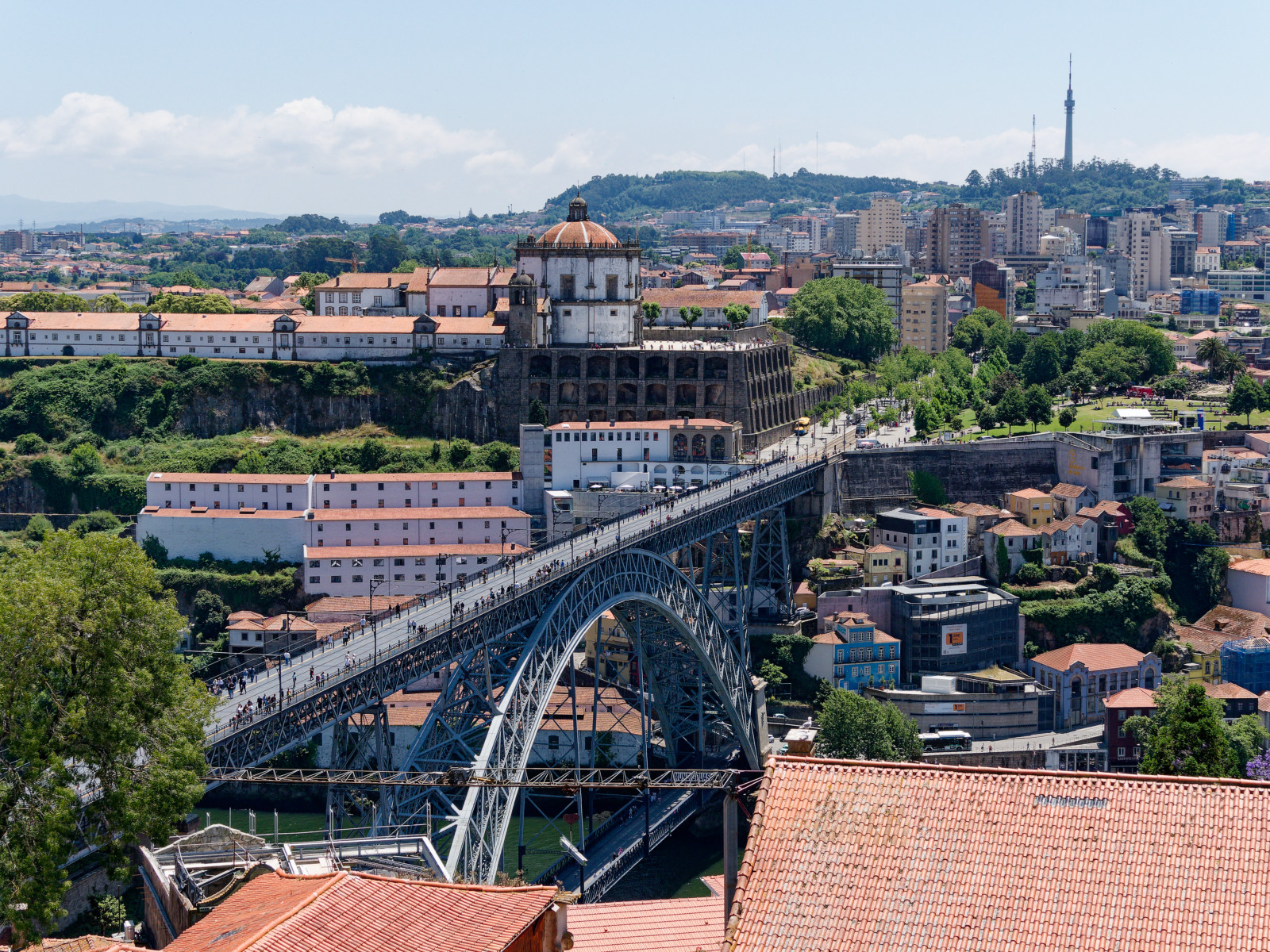 Porto Cathedral tower view